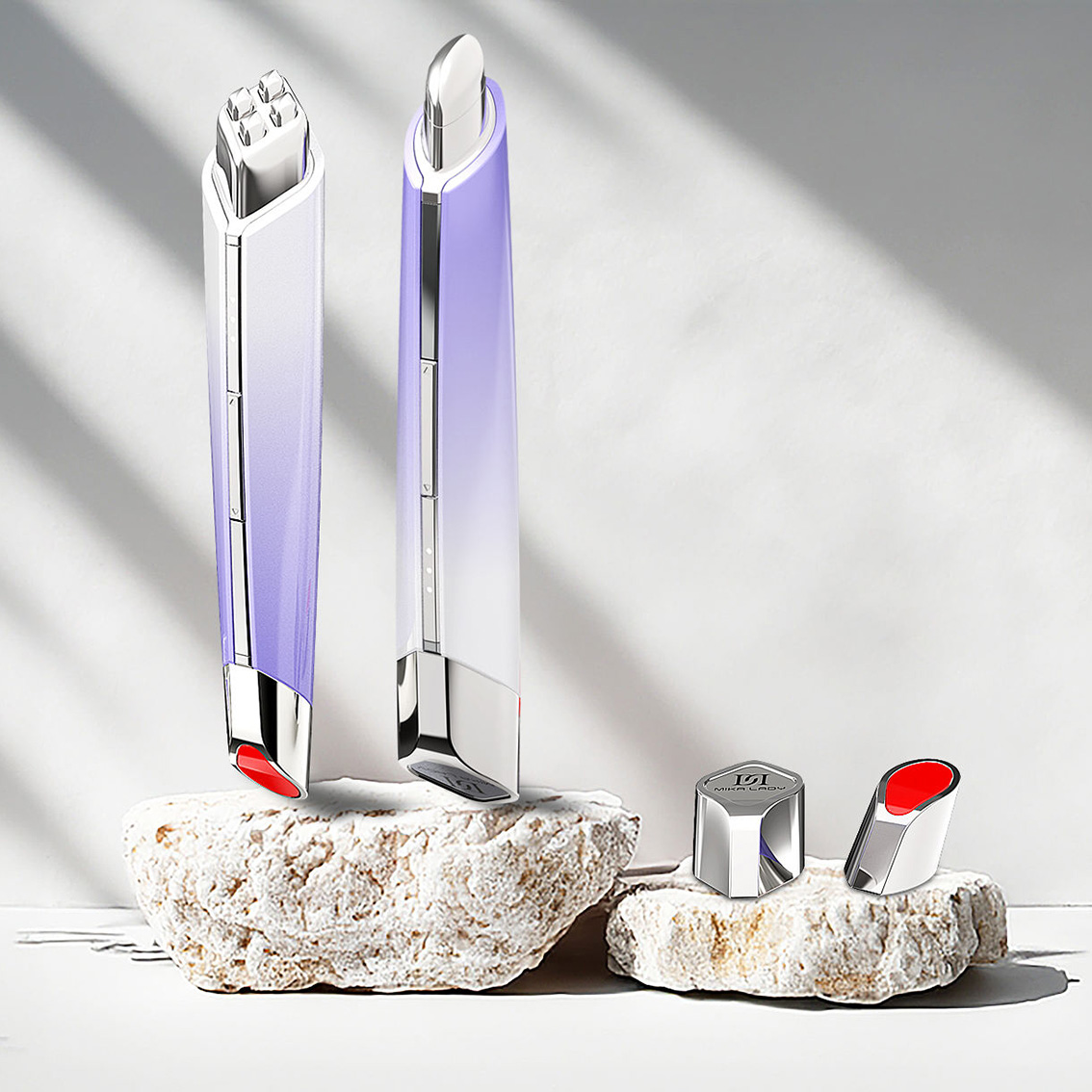 Factory Priced 2-in-1 Rechargeable Home Care Device for Eye & Lip Massage Features