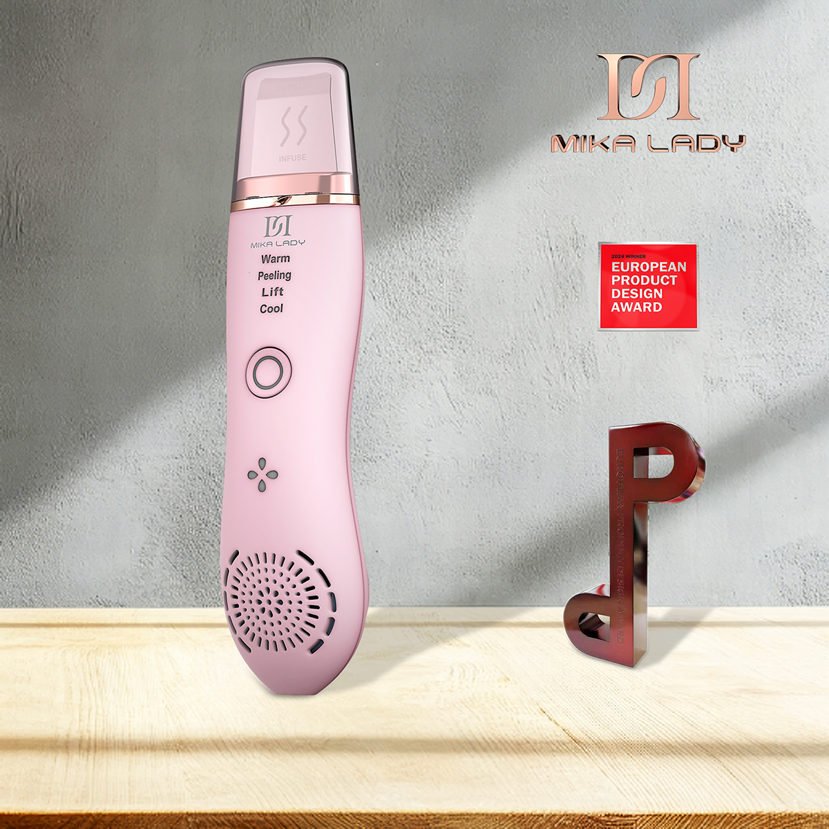 WARM AND COLD ULTRASONIC SKINCARE SCRUBBER